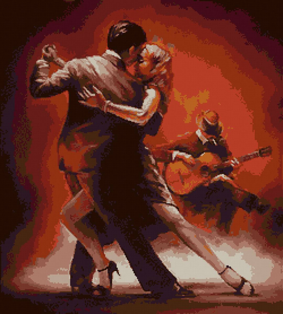 Танго - мужчина, танец, женщина, танго, страсть - предпросмотр