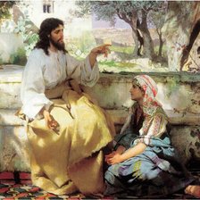 Семирадский Генрих «Христос у Марфы и Марии»