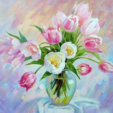 Букет тюльпанов - тюльпаны, цветы, букет - оригинал