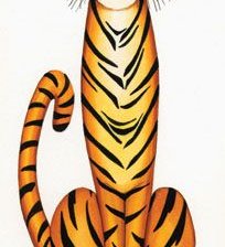 Оригинал схемы вышивки «тигр» (№2647829)