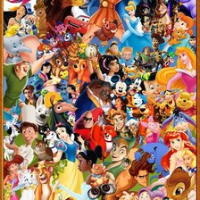 Схема вышивки «tableau personnage DISNEY»