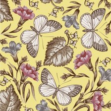 Схема вышивки «подушка бабочки»