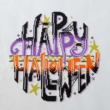 Схема вышивки «Happy halloween»