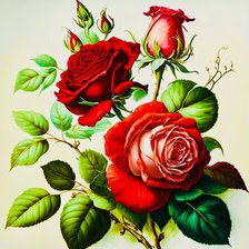 Оригинал схемы вышивки «rosas» (№2699608)