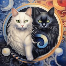 Коты Инь и Янь