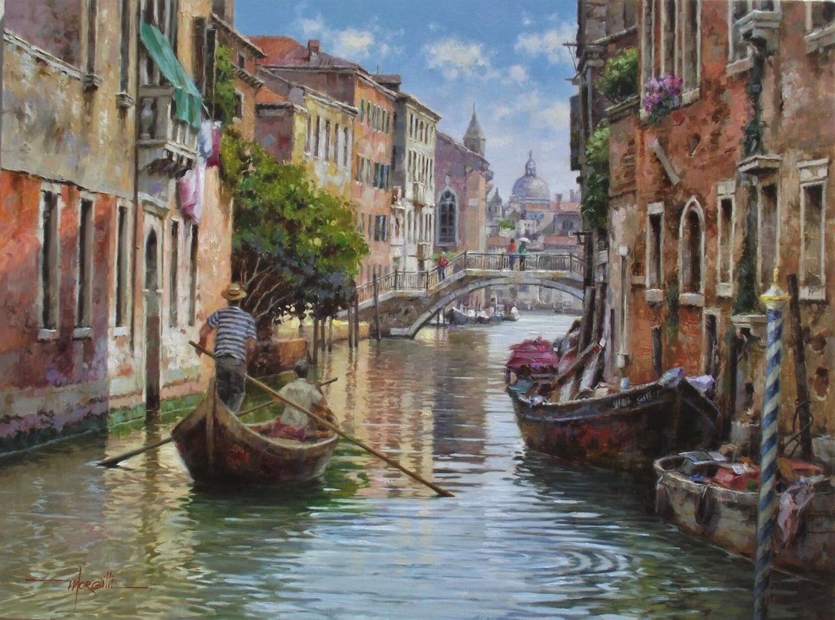 Каналы Венеции - город, италия, венеция - оригинал