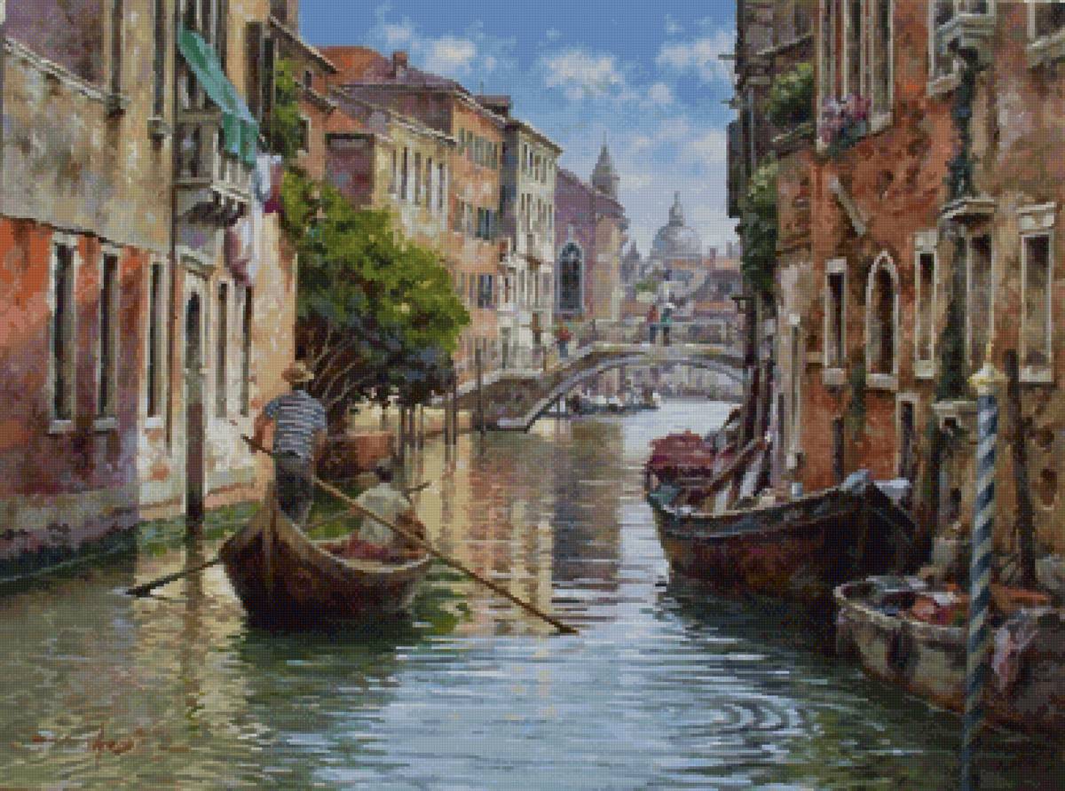 Каналы Венеции - италия, город, венеция - предпросмотр