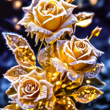 Золотые розы 🌹