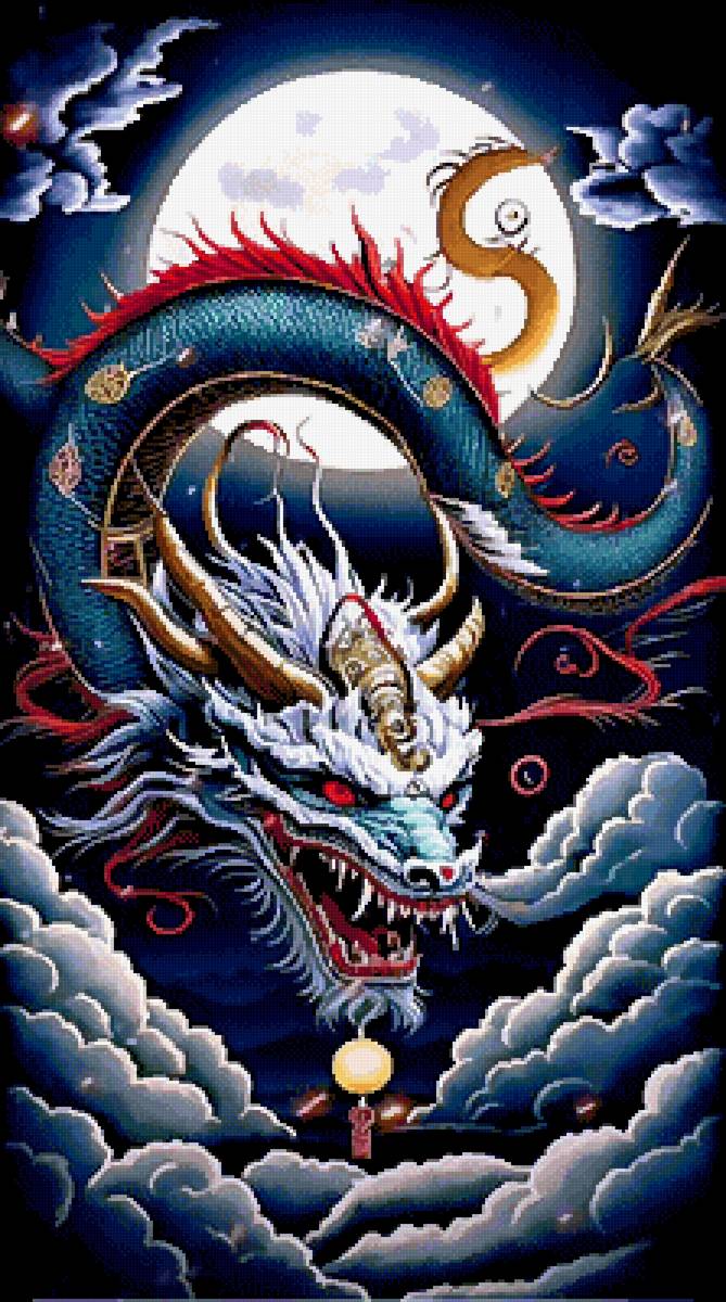 Китайский дракон 2 - фэнтези, дракон, животные - предпросмотр