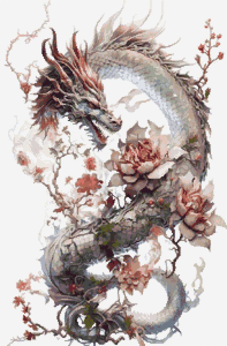 дракон - дракон, азия, год дракона - предпросмотр