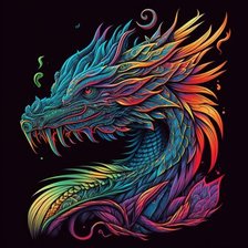Схема вышивки «Dragon»