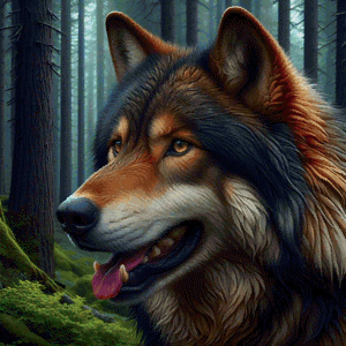 Волк - животные волк пейзаж природа - предпросмотр