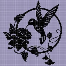 Схема вышивки «kolibri»