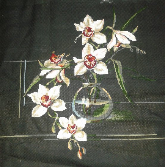 Этап процесса «Орхидеи от Риолис»