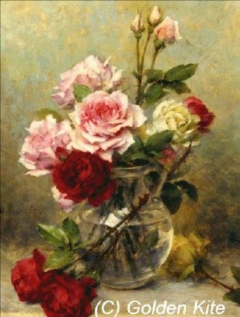 Этап процесса «GK -  A Vase of Roses (1904)»