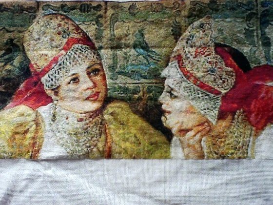 Этап процесса «Русские красавицы»