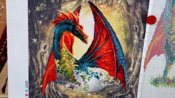 Этап процесса «Лесной дракон»