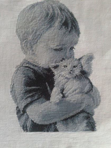 Этап процесса «"Мальчик с котёнком" фирмы ОВЕН»