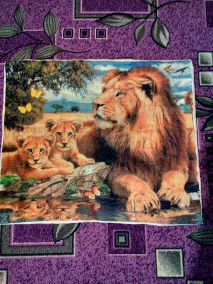 Этап процесса «Семья львов»