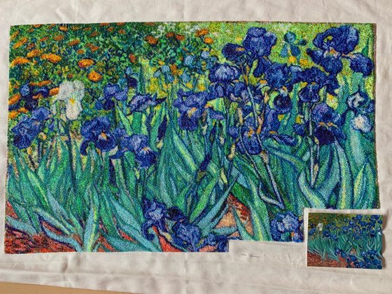 Этап процесса «Van Gogh Irises»