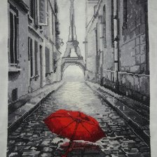 Процесс «Париж и красный зонт»