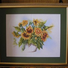 Работа «подсолнухи»