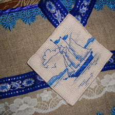 Работа «Бирка на летней сумке»