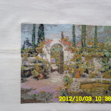 Работа «Итальянский дворик»