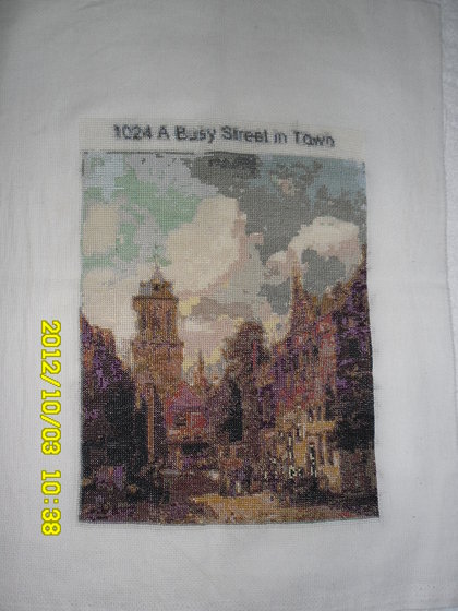 Работа «Средневековая улица»