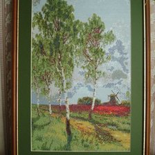 Работа «русские березы»