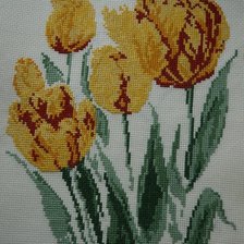 Работа «Желтые тюльпаны»