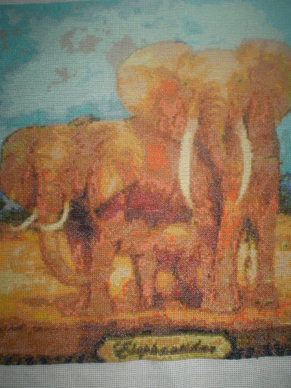 Работа «слоны»