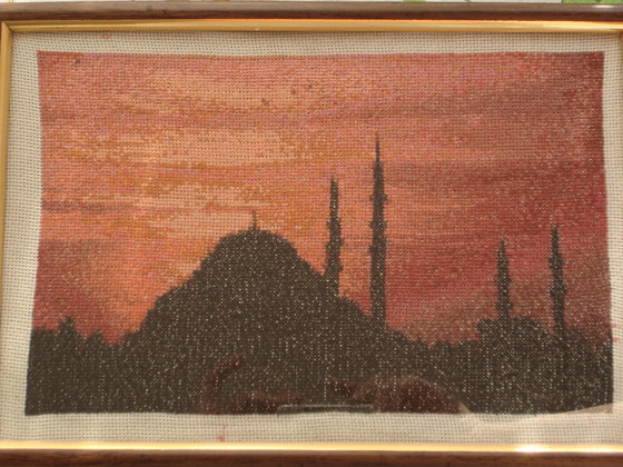 Работа «Мечеть на закате»