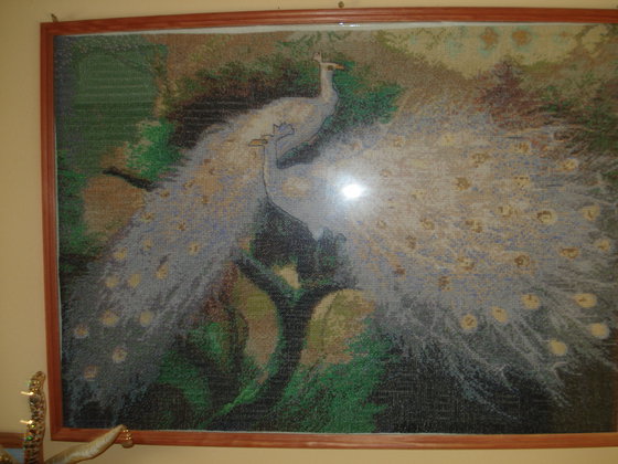 Работа «Белые павлины»