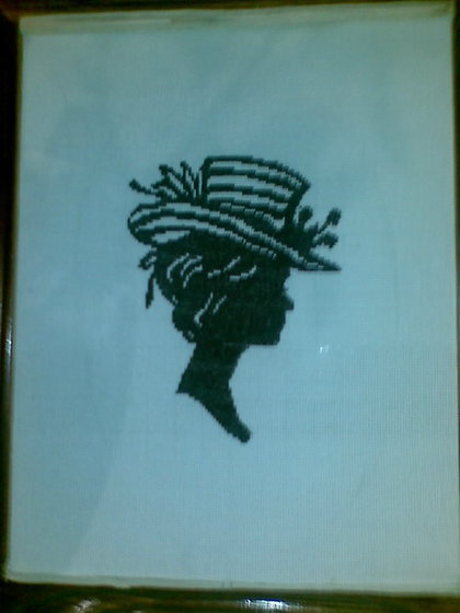 Работа «Дама в шляпе»