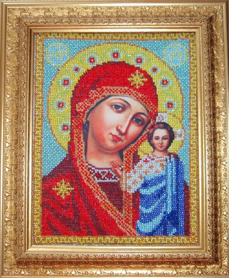 Работа «Богородица Казанская»