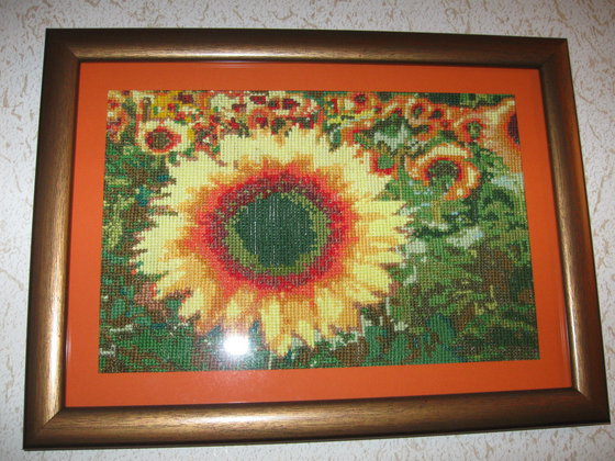 Работа «Подсолнухи»