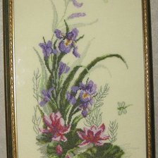 Работа «Триптих "Цветы" 3»