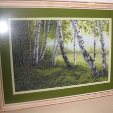 Работа «Березовая роща»