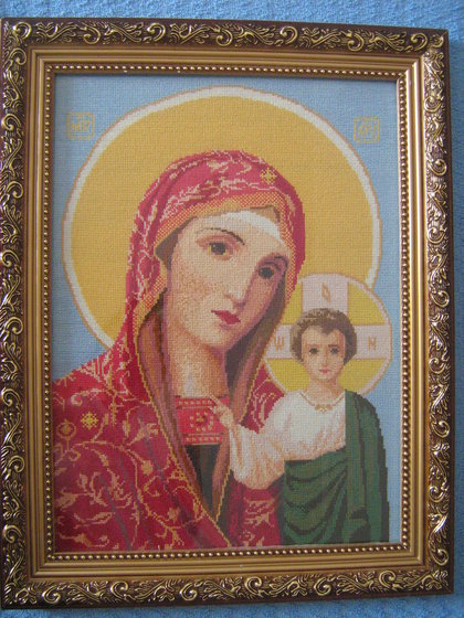 Работа «Казанская икона»