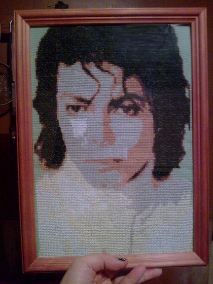 Работа «портрет Майкла Джексона»