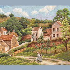 Работа «К. Писарро Городок в Понтуазе»