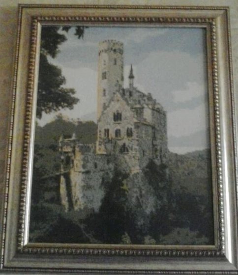 Работа «замок на скале»