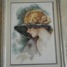 Работа «девушка в шляпе 2»