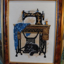 Работа «Ретро с кошками»