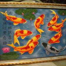 Работа «Девять карпов»