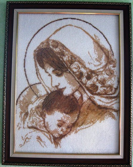 Работа «Мария и ребёнок..»