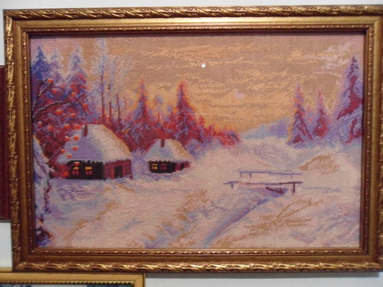 Работа «Зимний вечер»