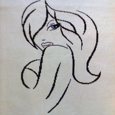 Работа «Прекрасная девушка!=)»