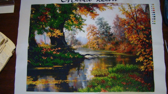 Работа «Магия канвы "Золотая осень"»